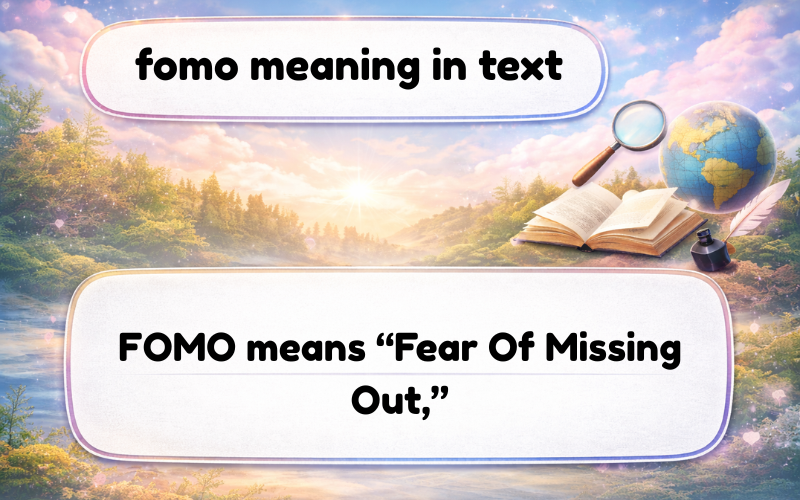 fomo meaning in text