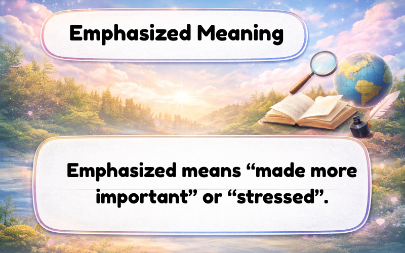 emphasized meaning