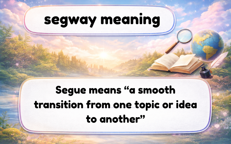segway meaning