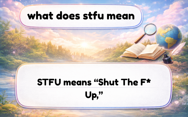 what does stfu mean