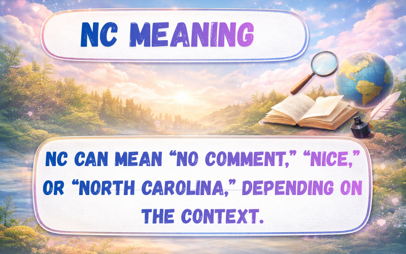 Nc Meaning