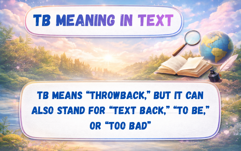 TB Meaning in Text