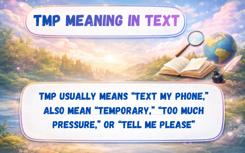 TMP Meaning in Text