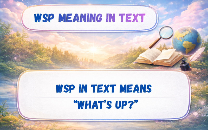 WSP Meaning in Text