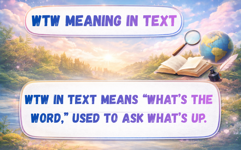 WTW Meaning In Text