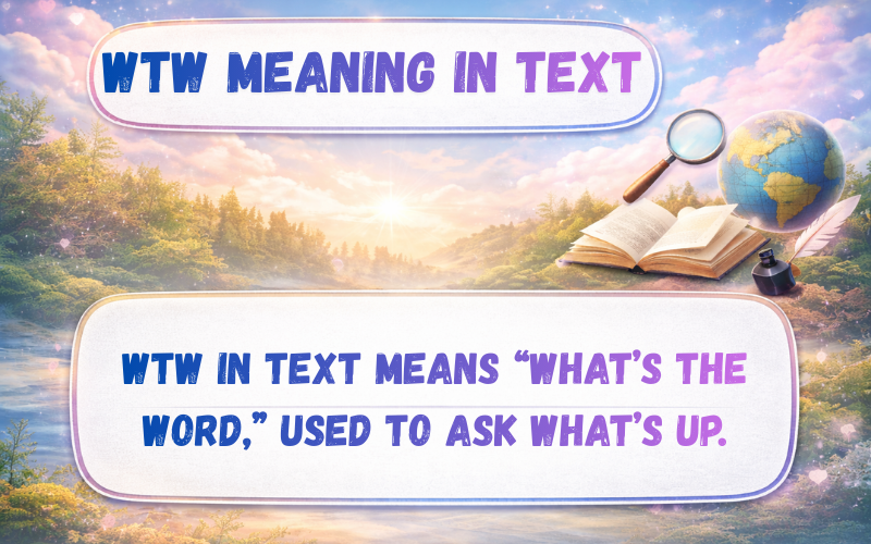 WTW Meaning In Text