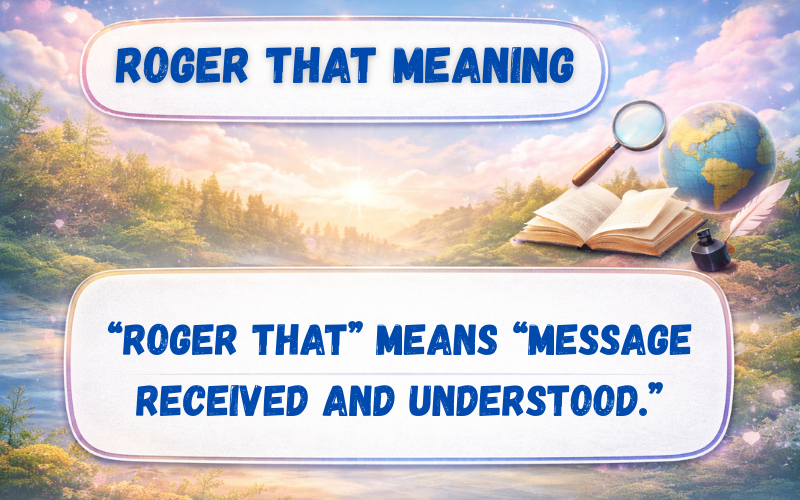 roger that meaning