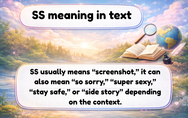 ss meaning in text