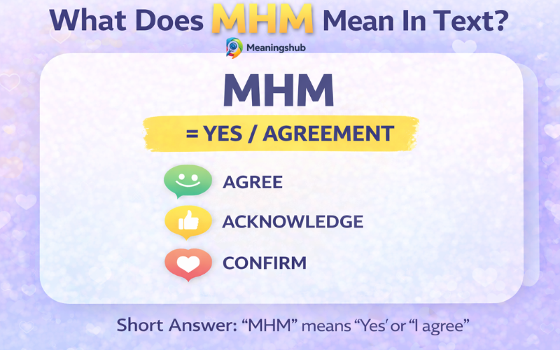 MHM Meaning in Texting