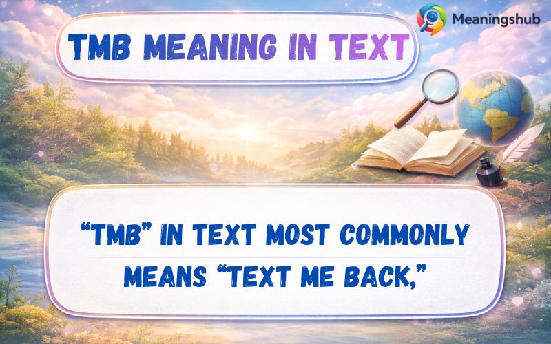 TMB Meaning in Text