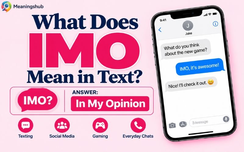 IMO Meaning in Text