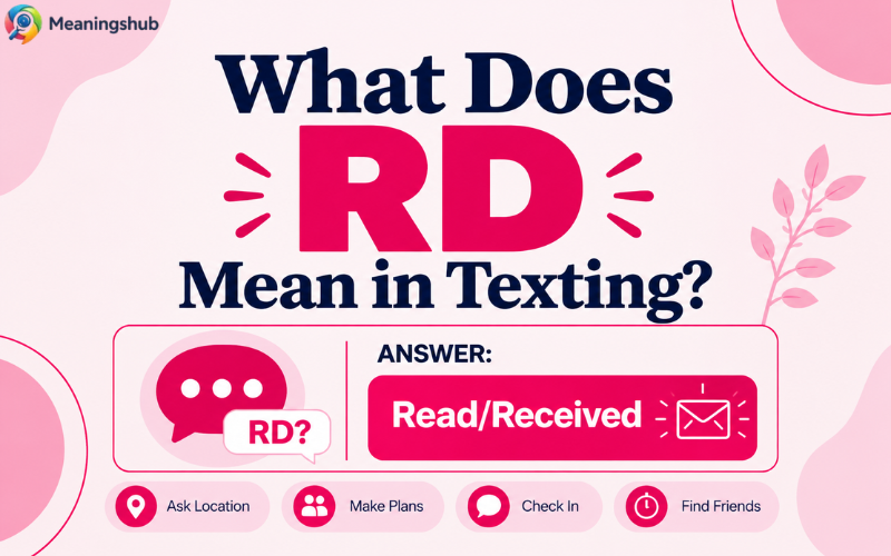 What Does RD Mean