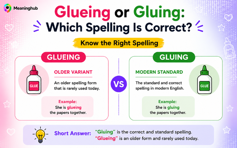 Glueing or Gluing