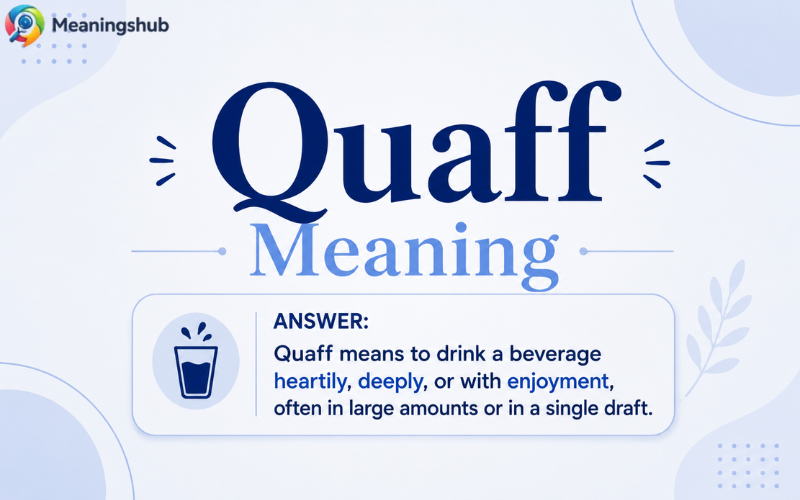 Quaff Meaning