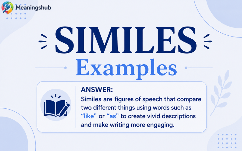Similes Examples