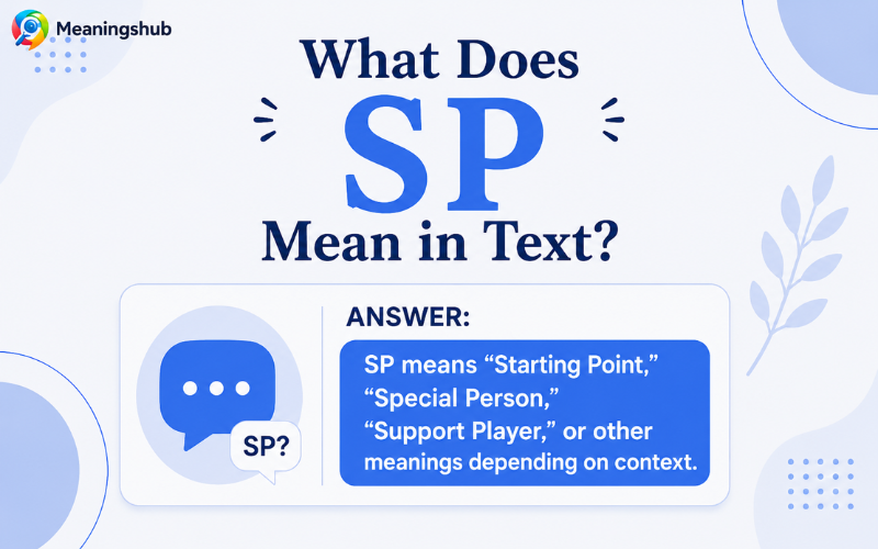 What Does SP Mean And It's Infography
