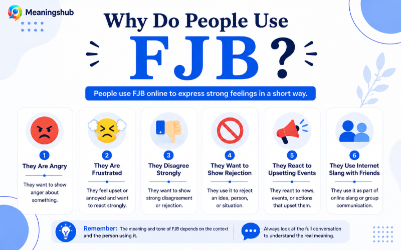 Why Do People Use FJB Infographic